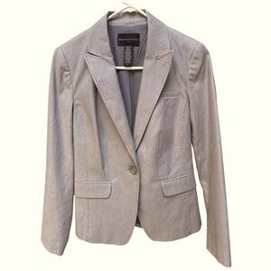 Banana Republic Grey One Button Blazer Size 4